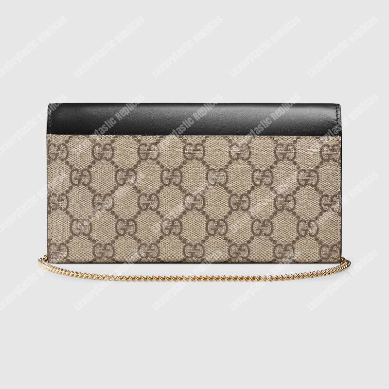 G*u*i gg padlock continental wallet beige/ebony
