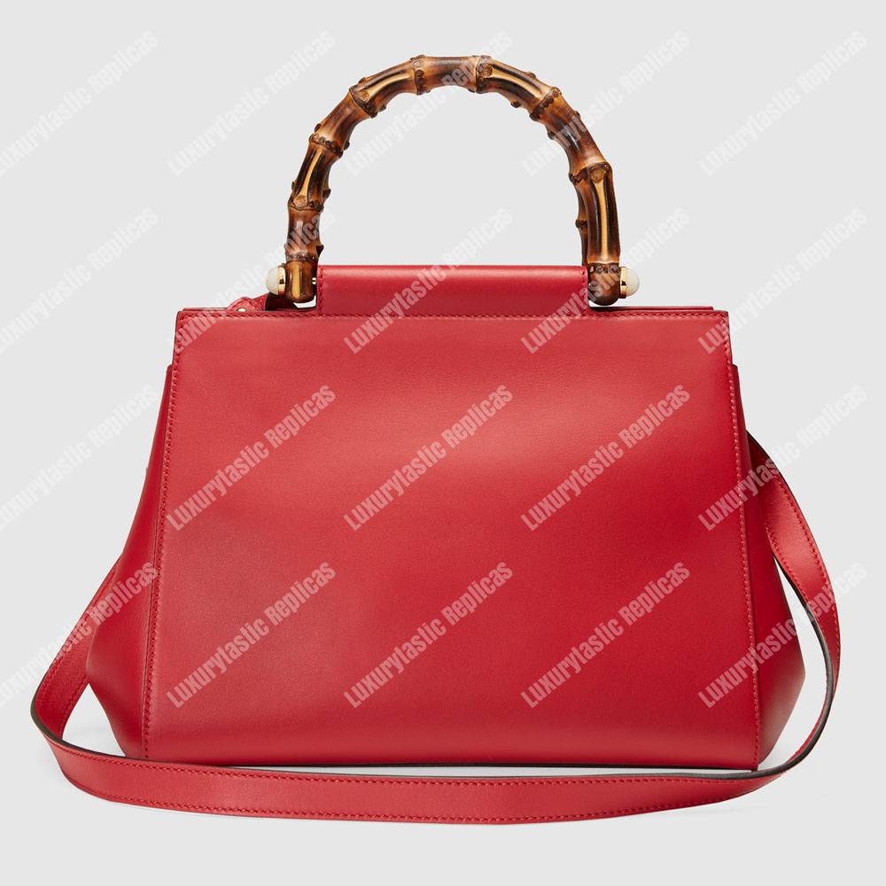 G*u*i nymphaea small top handle bag red