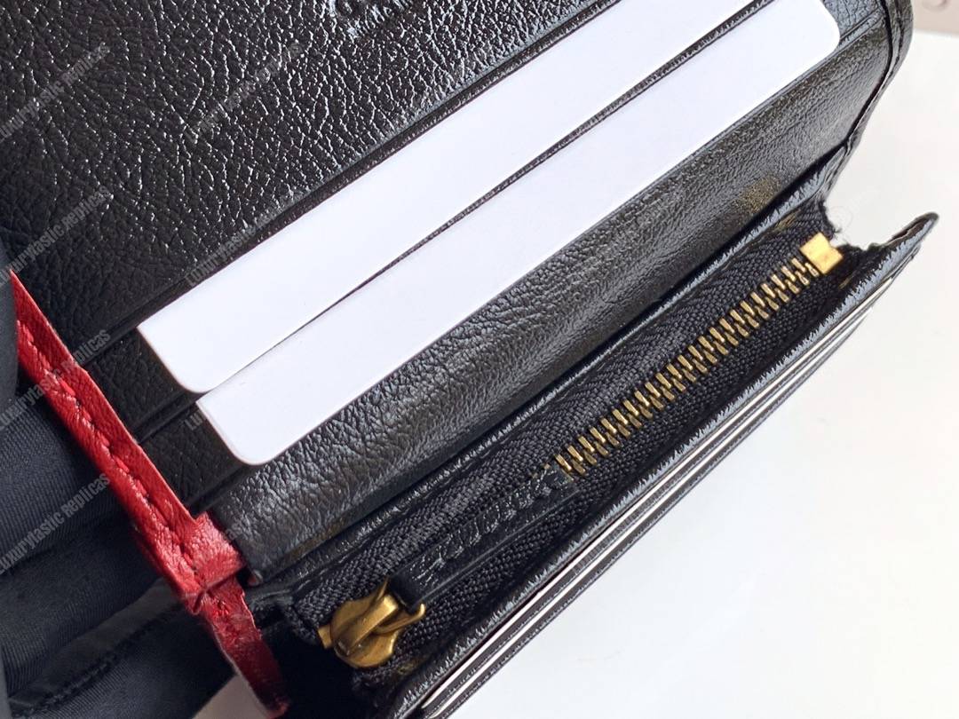 G*u*i gg marmont card case wallet black