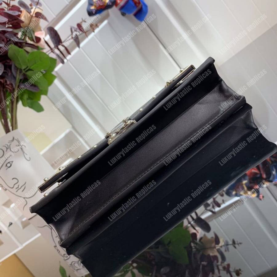 LV Trunk Chain Wallet Noir