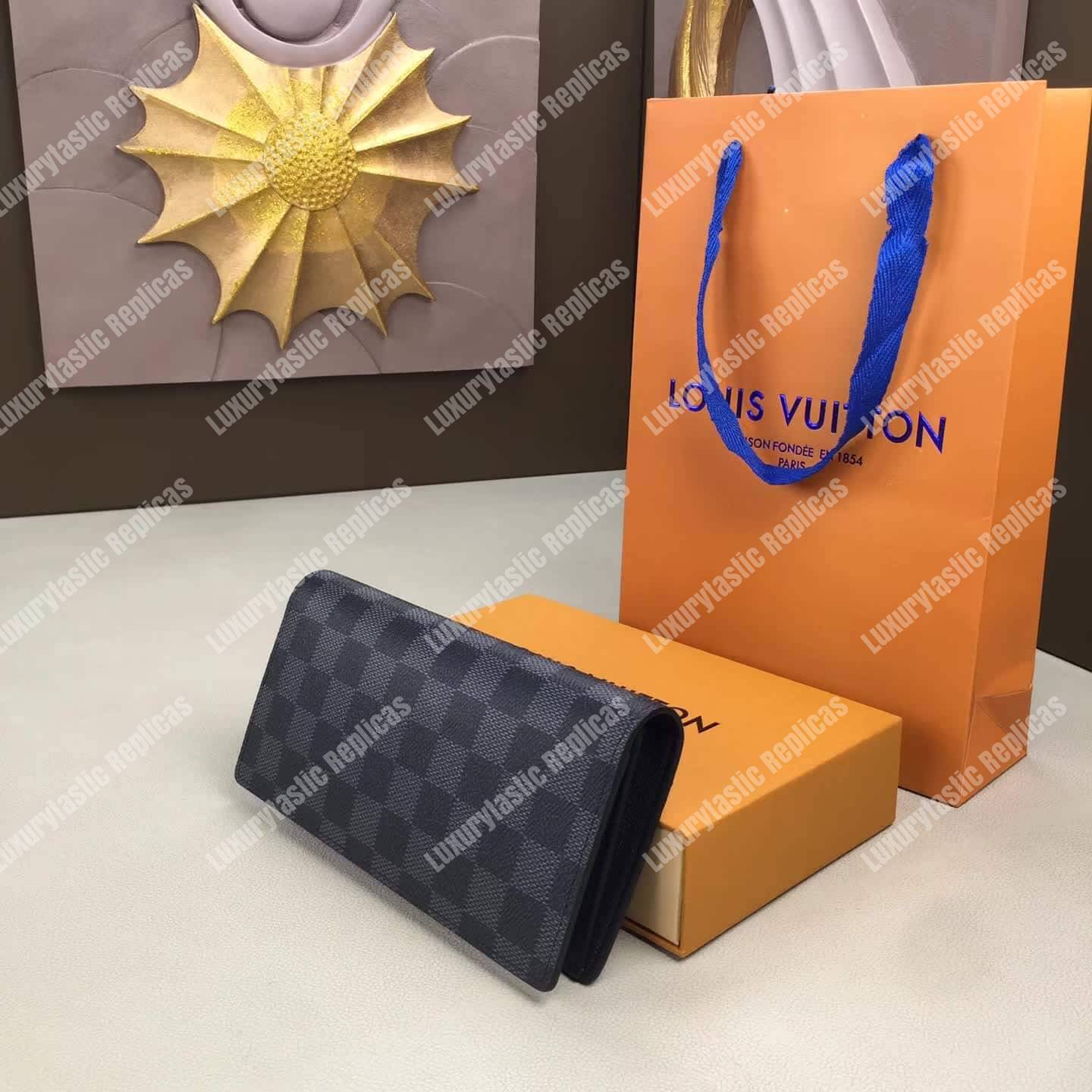 LV Brazza Wallet Damier Graphite Special Edition