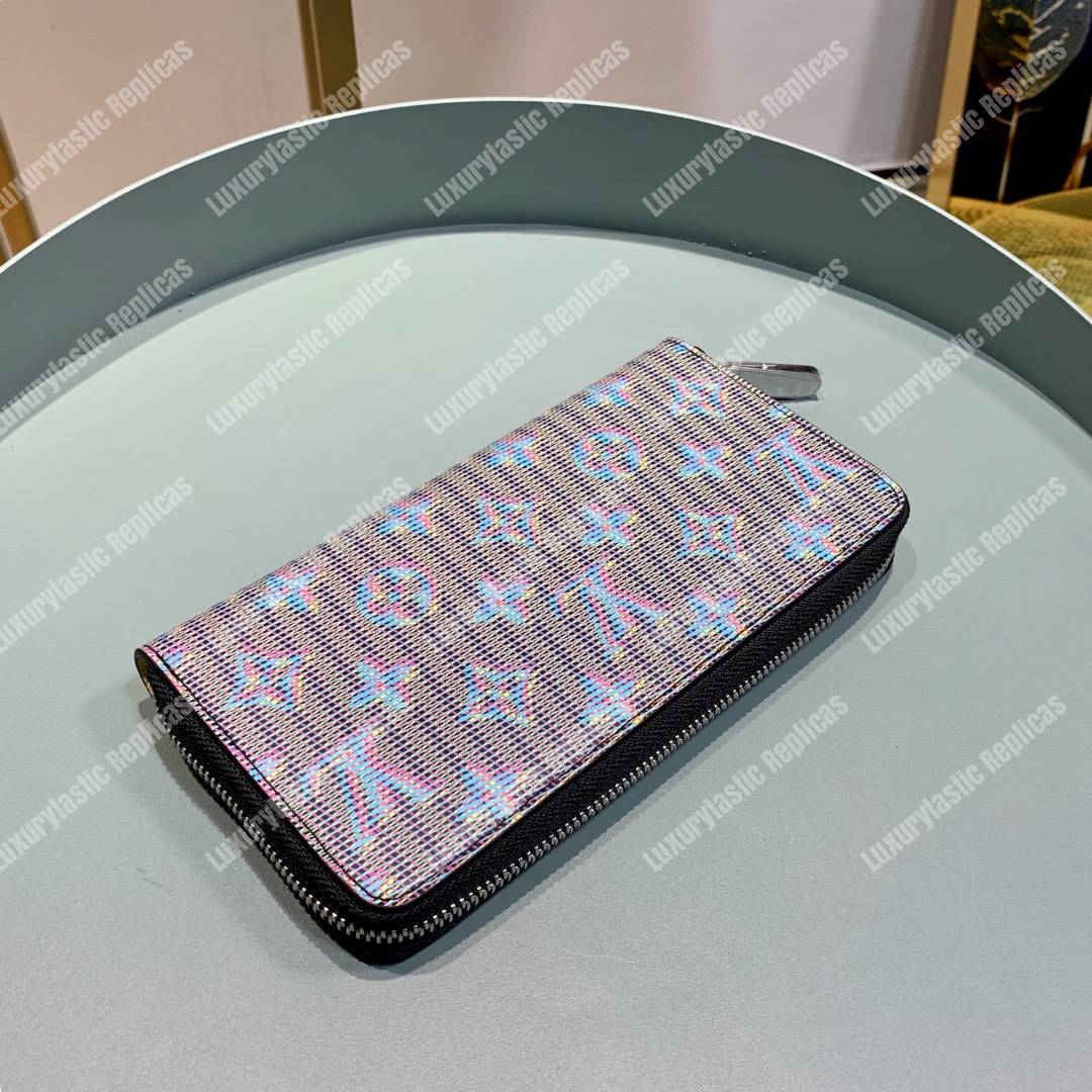 LV Zippy Wallet Monogram LV Pop motif