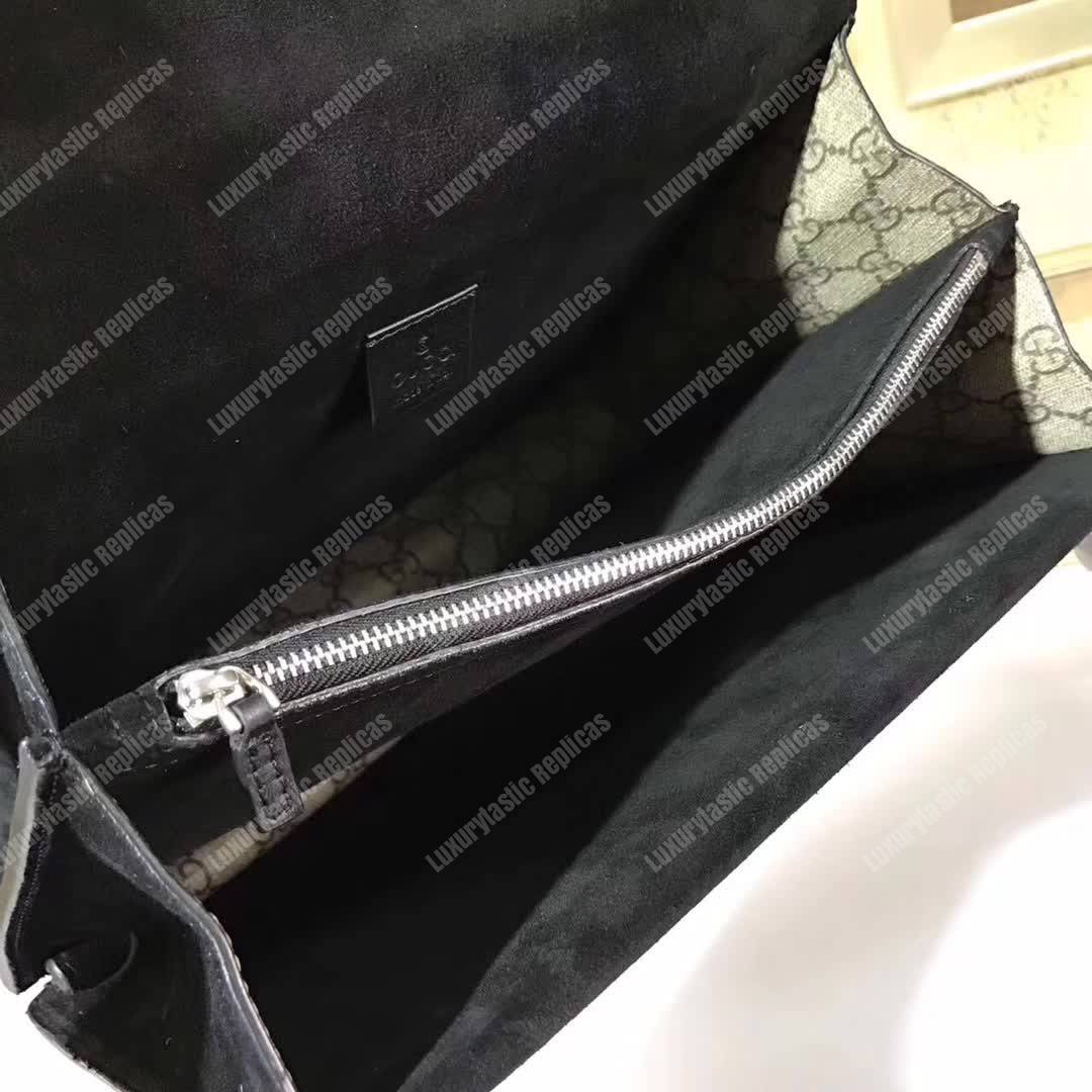 G*u*i dionysus gg sup*e shoulder bag beige black