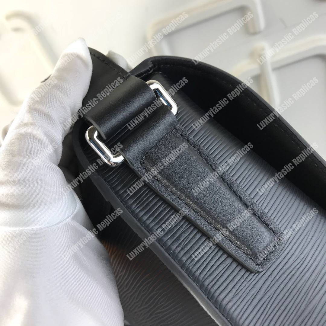 LV Harrington Messenger Bag PM Epi Leather Noir