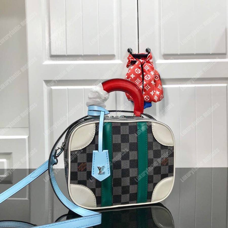 LV Mini Luggage BB Damier Black and White