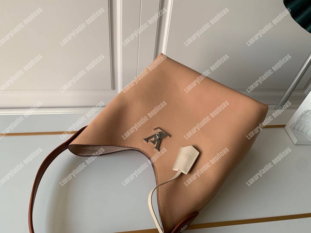LV Lockme Hobo Beige