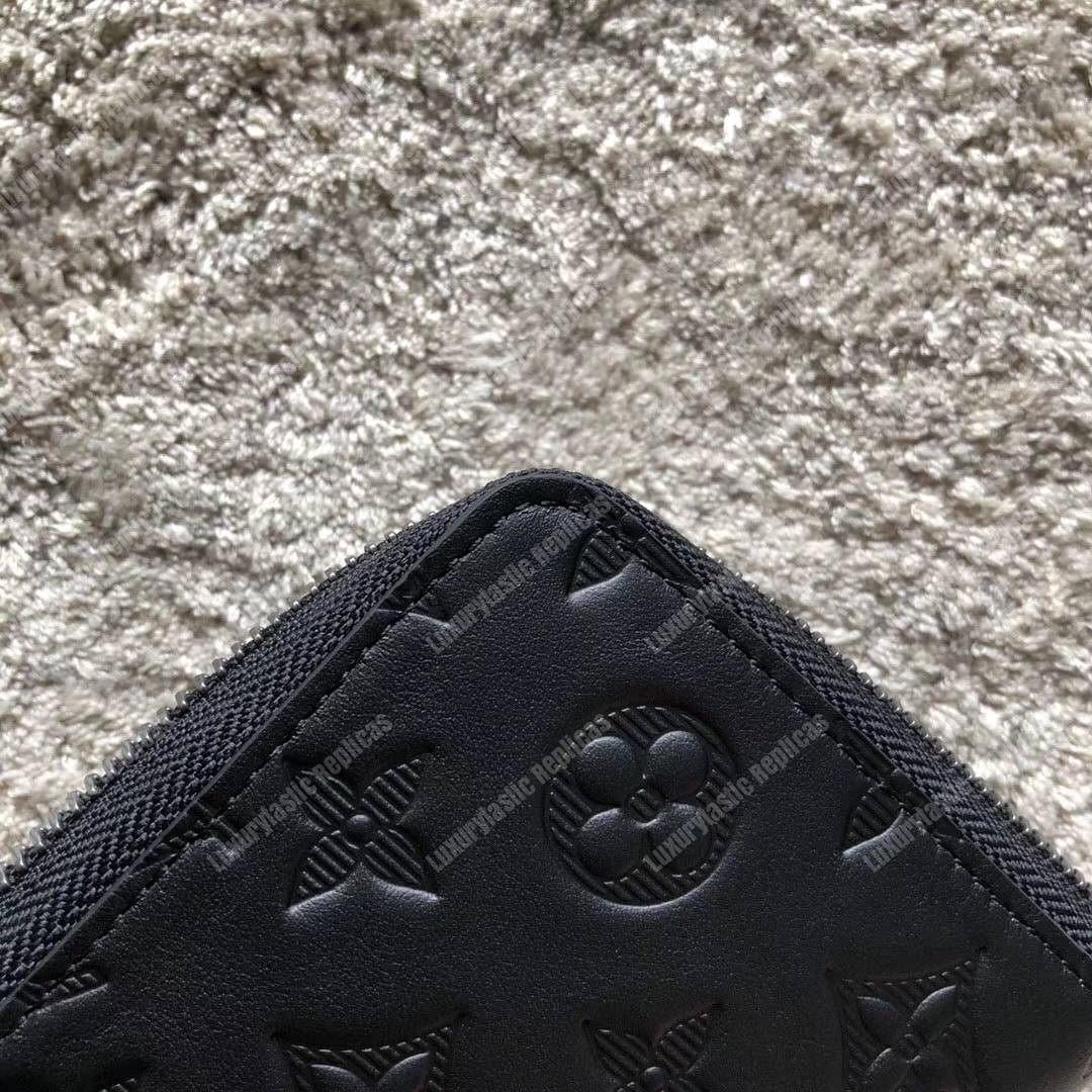 LV Zippy Wallet Vertical Monogram Shadow