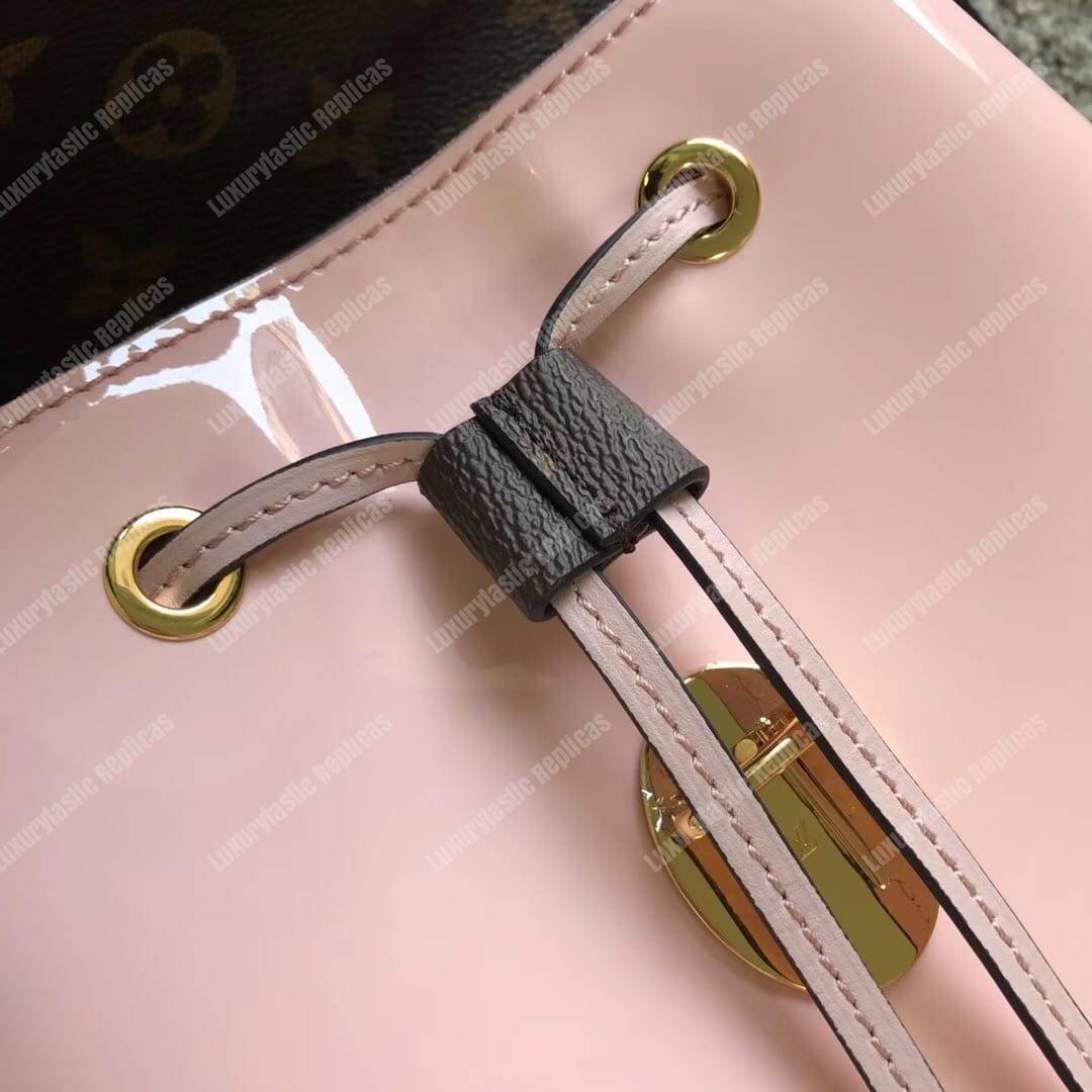 LV Hot Springs Backpack Patent Leather Rose Ballerine