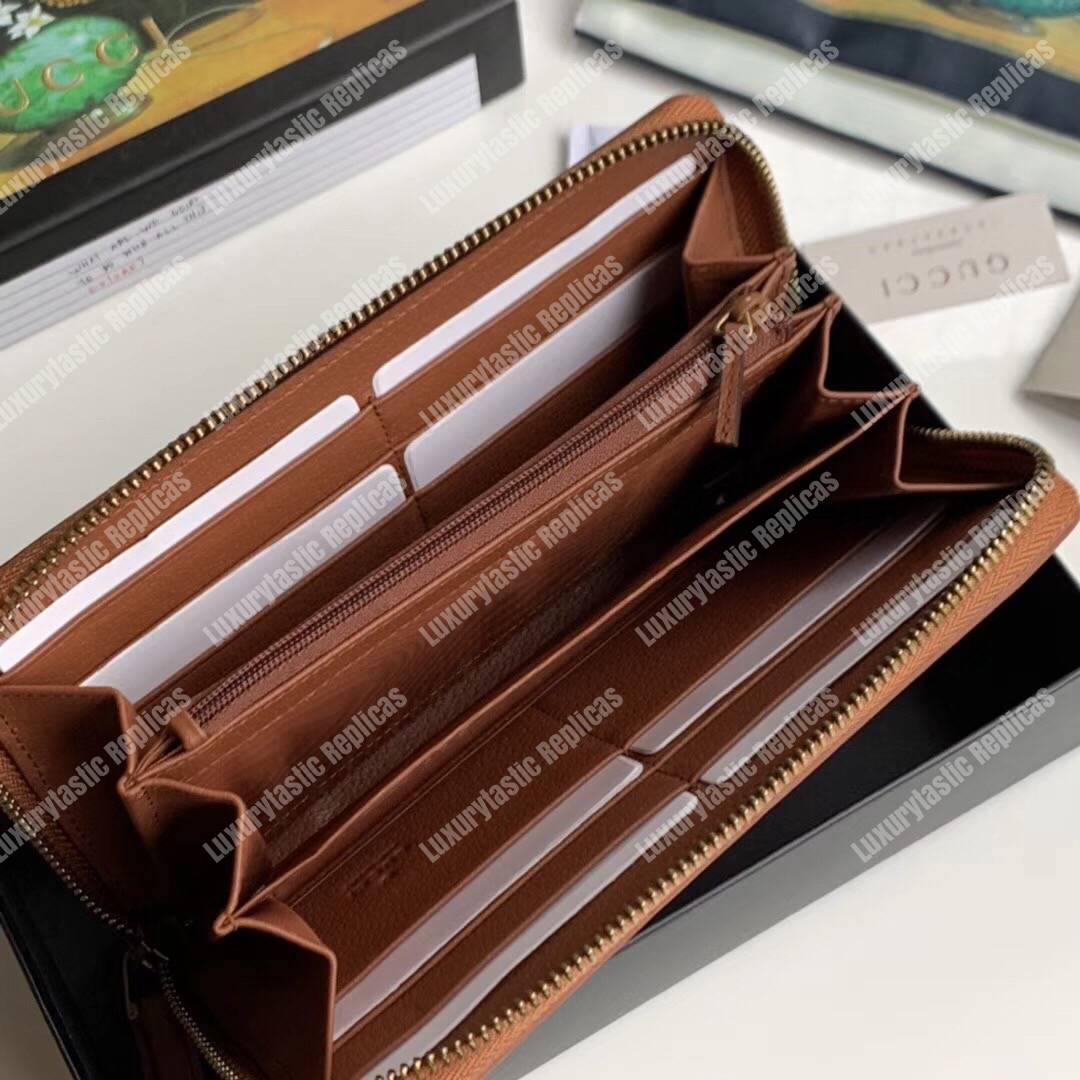 G*u*i original gg zip around wallet with new york yankees patch™