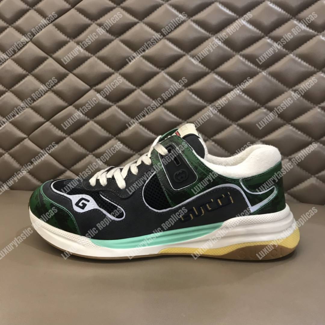 G*u*i ultrapace sneaker green/grey lining