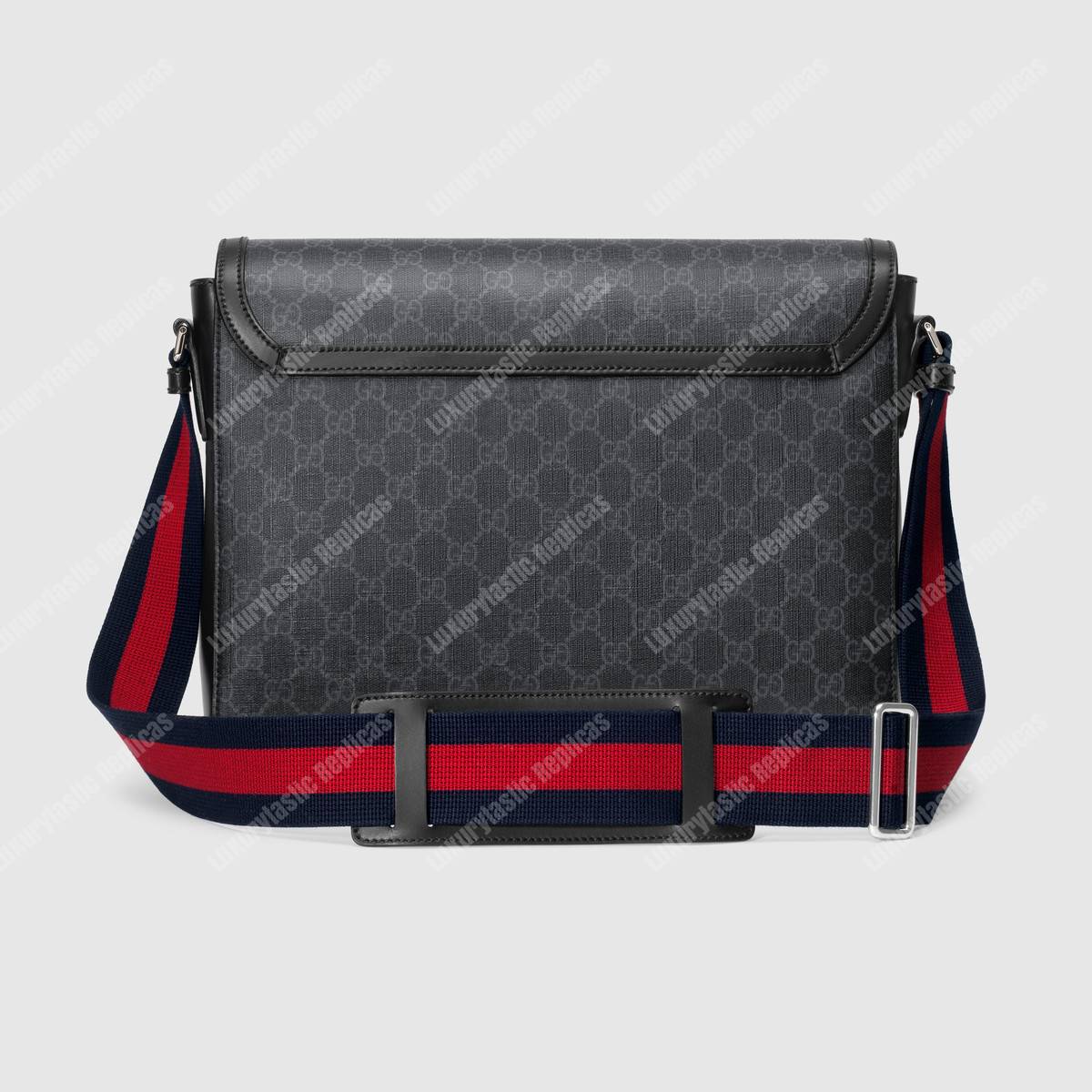 G*u*i gg sup*e flap messenger black/grey