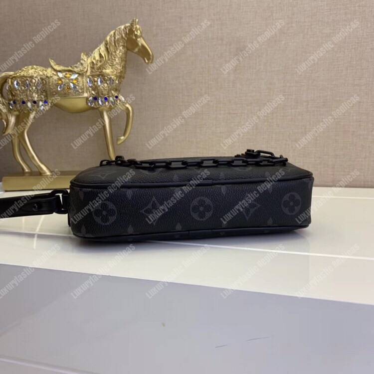 LV Pochette Volga Monogram Eclipse