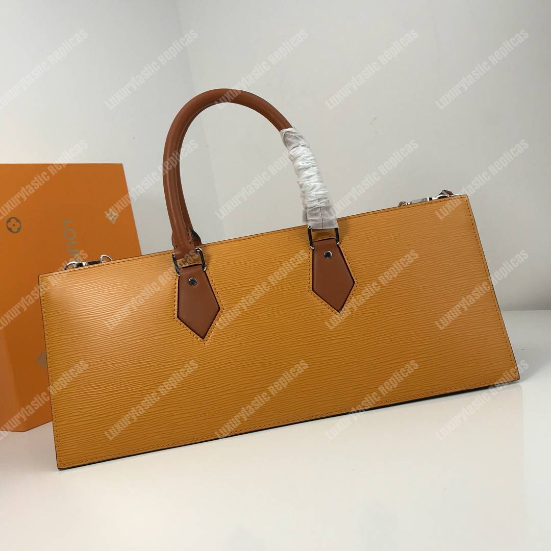 LV Epi Sac Tricot Bag Safran Yellow