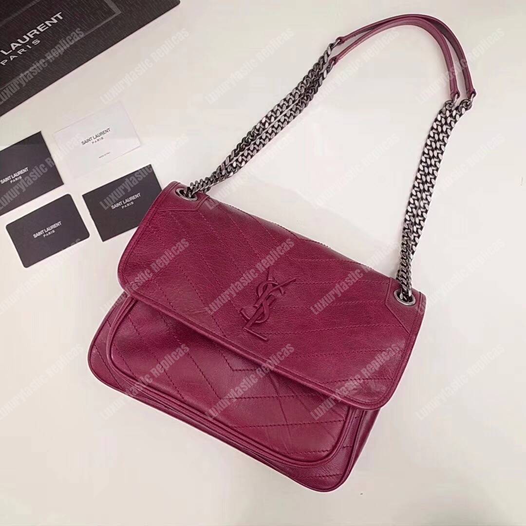 Saint Laurent Niki Medium Red Vintage