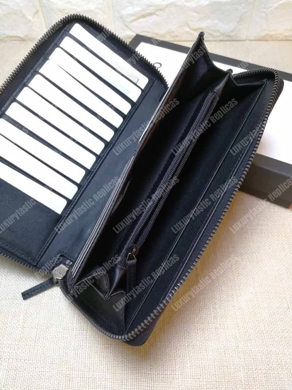 G*u*i gg micro G*u*issima zip around wallet black