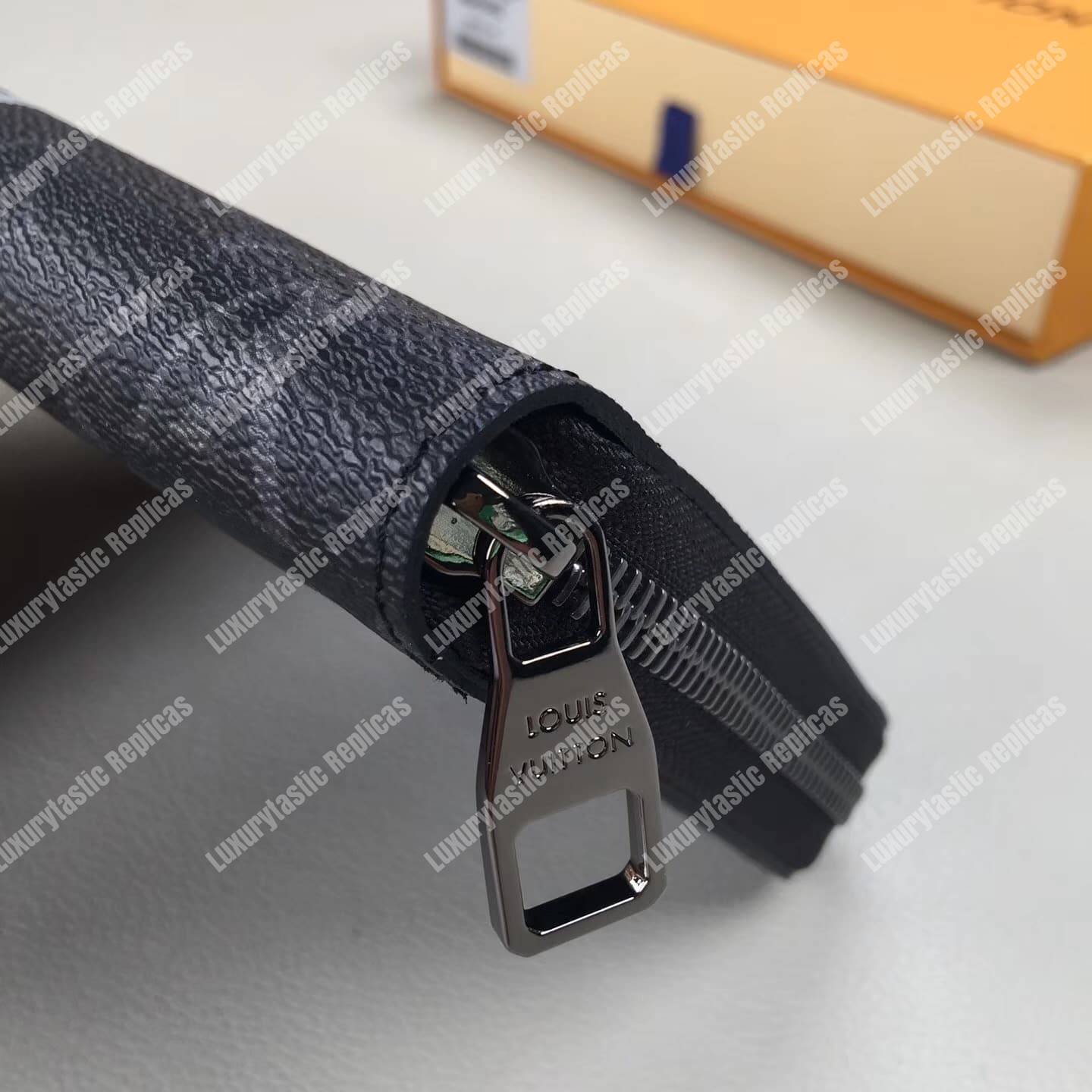 LV Zippy Organizer Monogram Eclipse Canvas