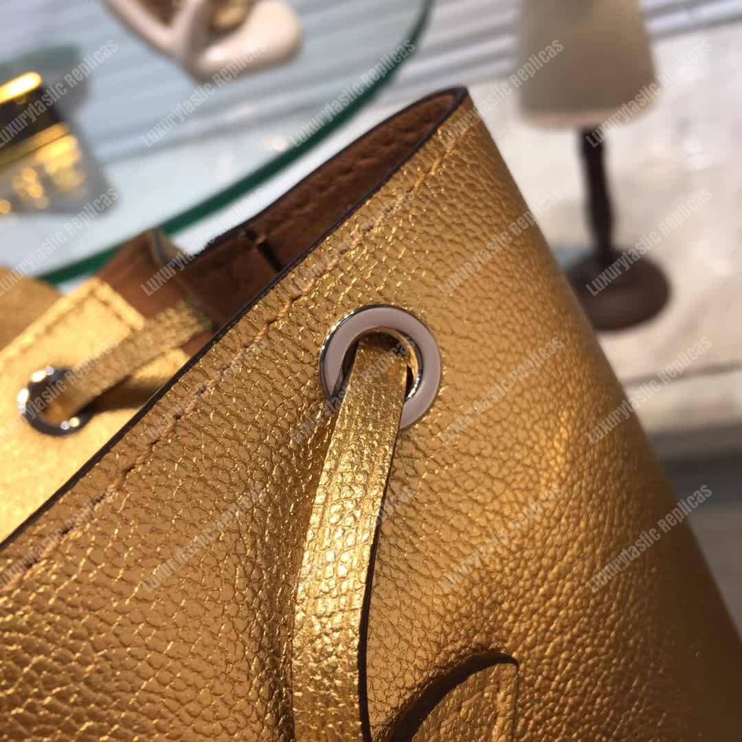 LV Lockme Backpack Mini Gold