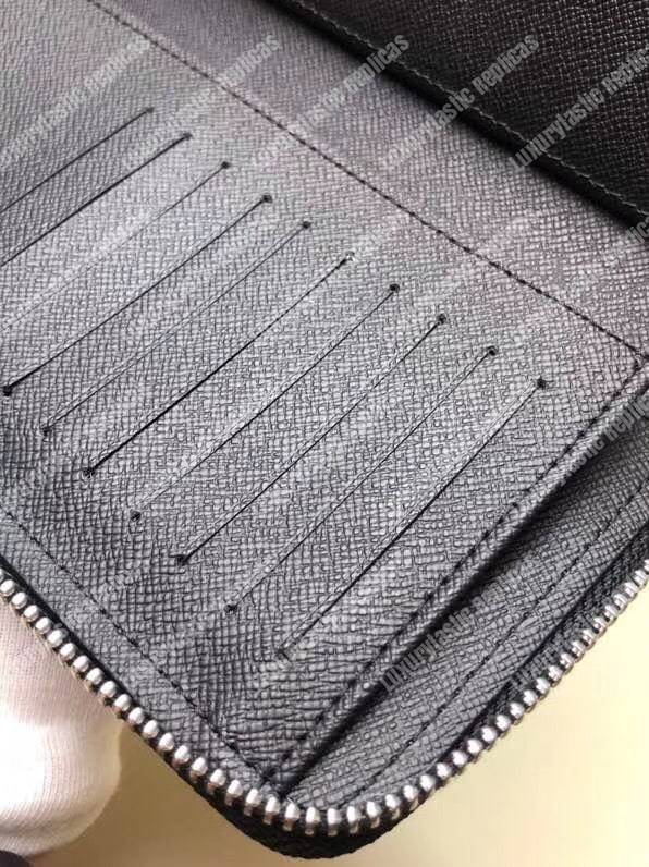 LV Zippy Wallet Vertical Taiga Leather