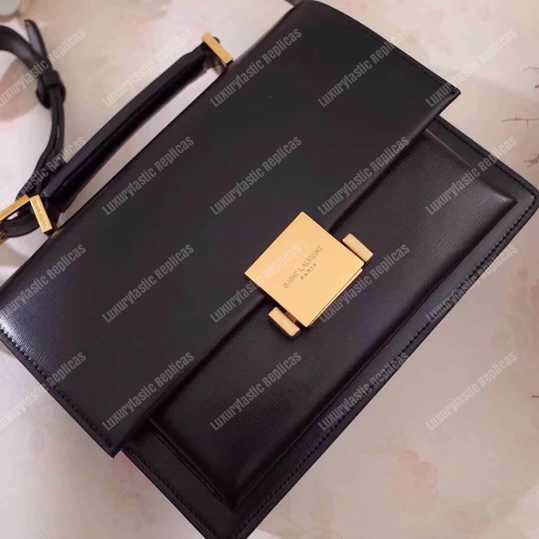Saint Laurent Medium Bellechasse Black Leather