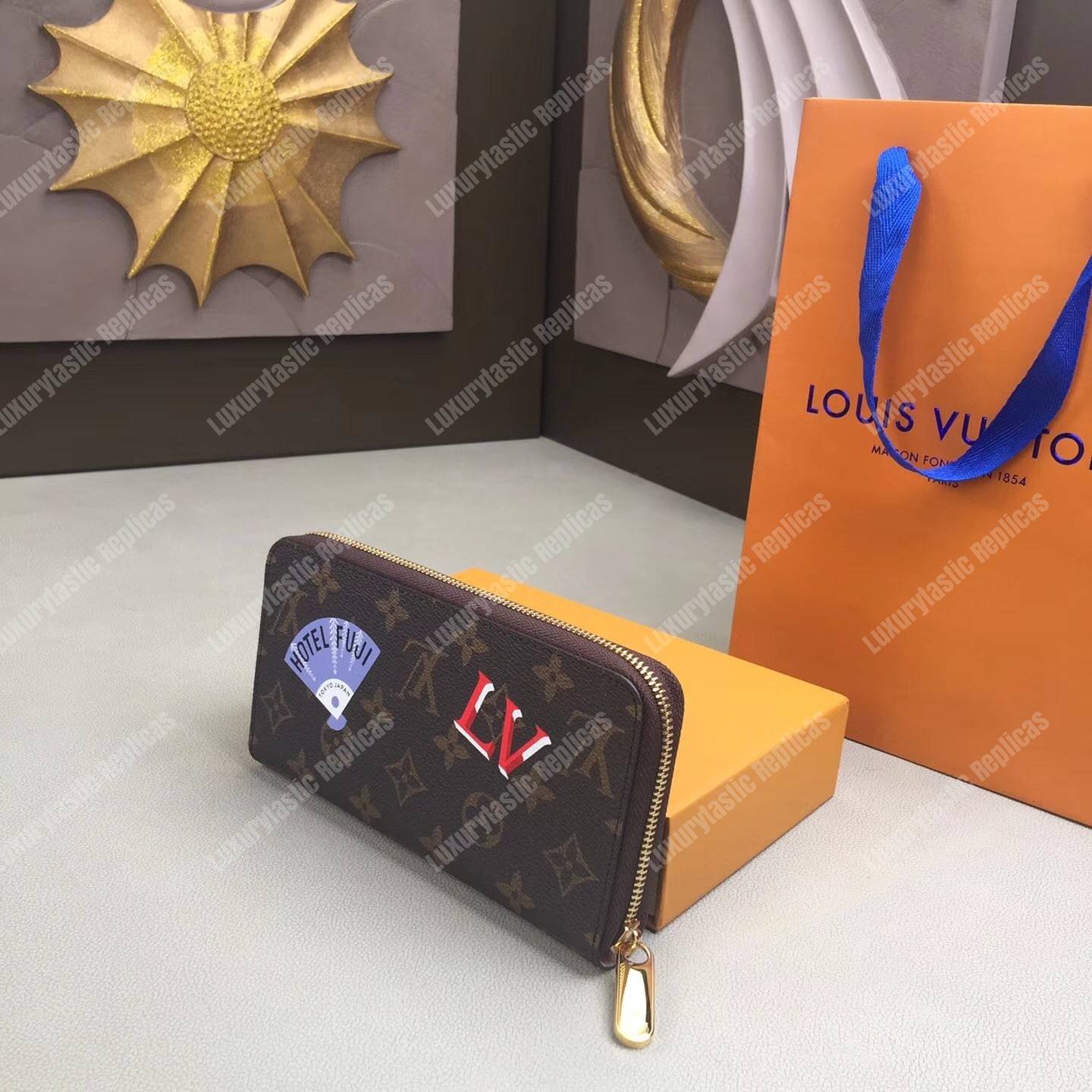 LV Zippy Wallet My LV World Tour Monogram Pink