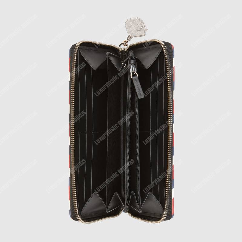 night courrier gg Sup*e zip around wallet