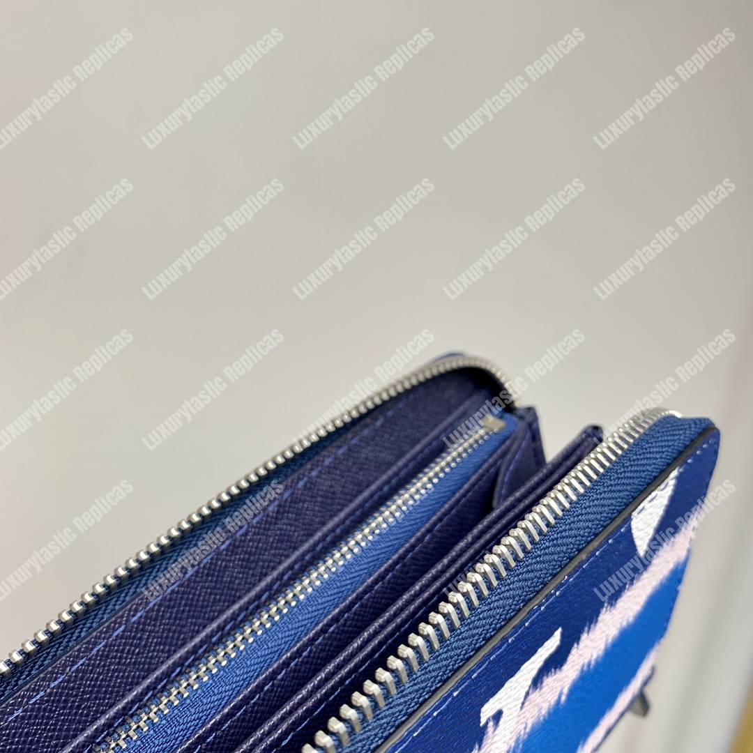 LV Escale Zippy Wallet Bleu