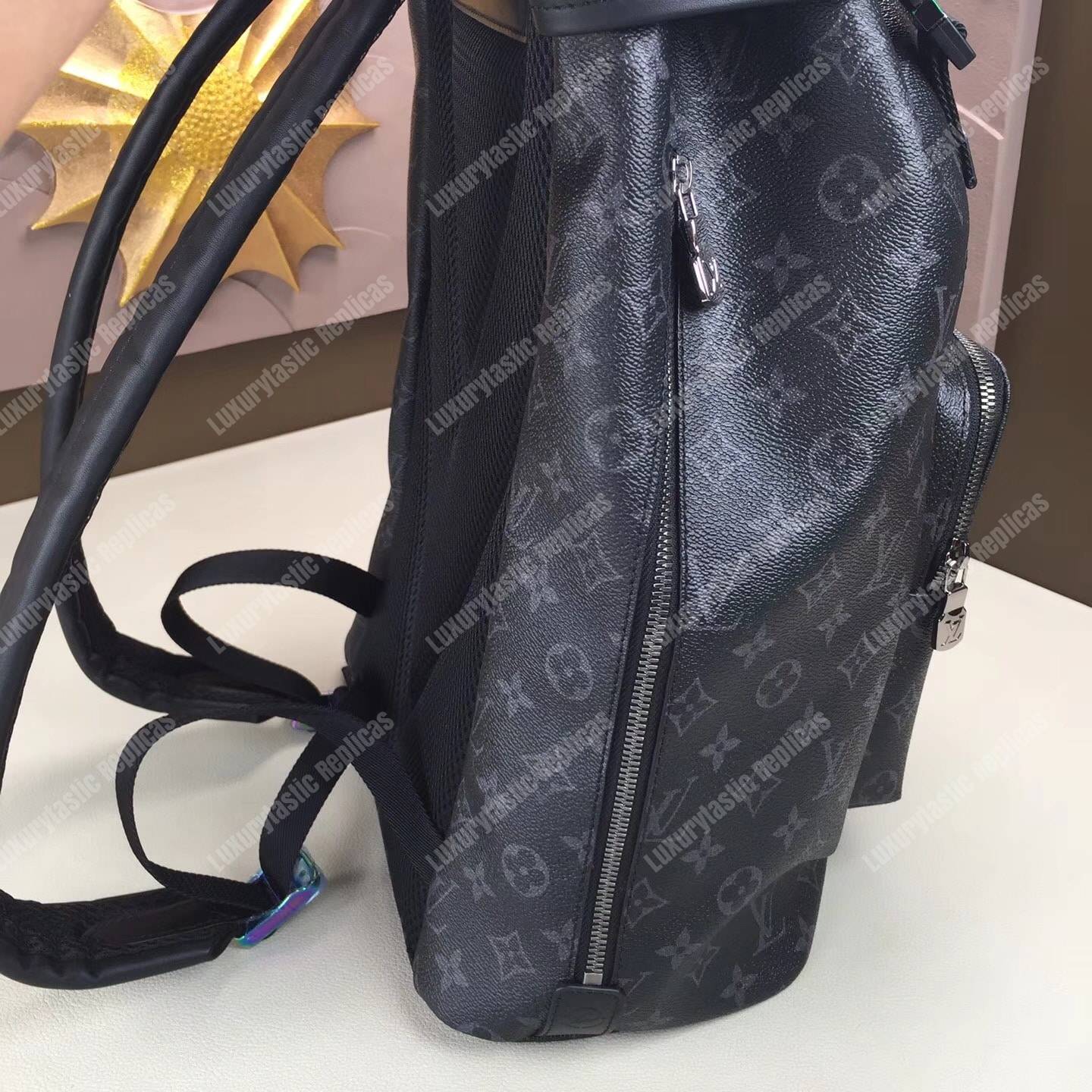 LV Zack Backpack Monogram Eclipse Canvas