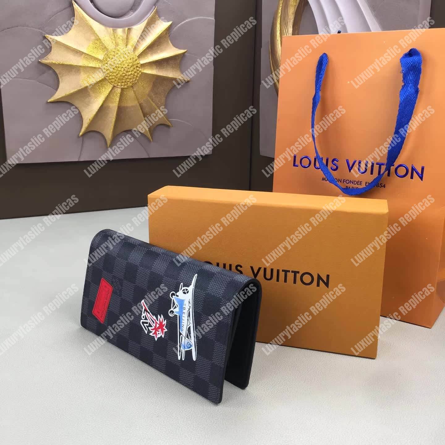 LV Brazza Wallet Damier Graphite Special Edition