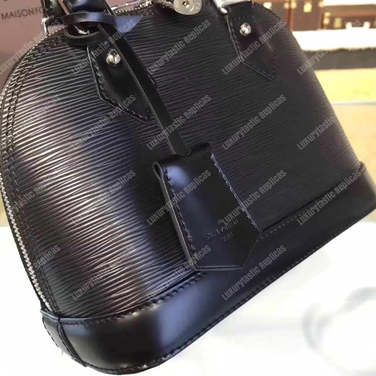 LV Alma BB Epi Leather Noir