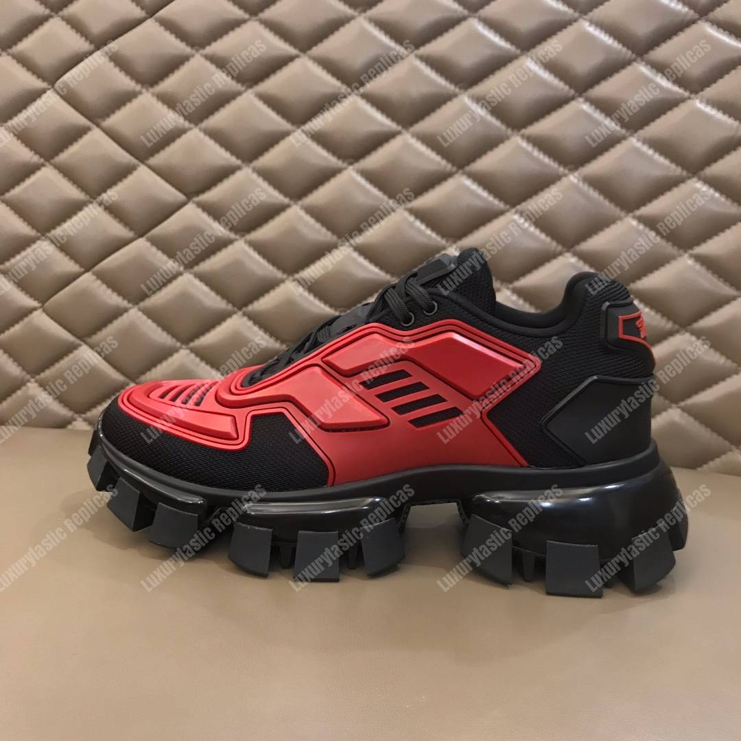 Pra*a cloudbust thunder knit sneakers red