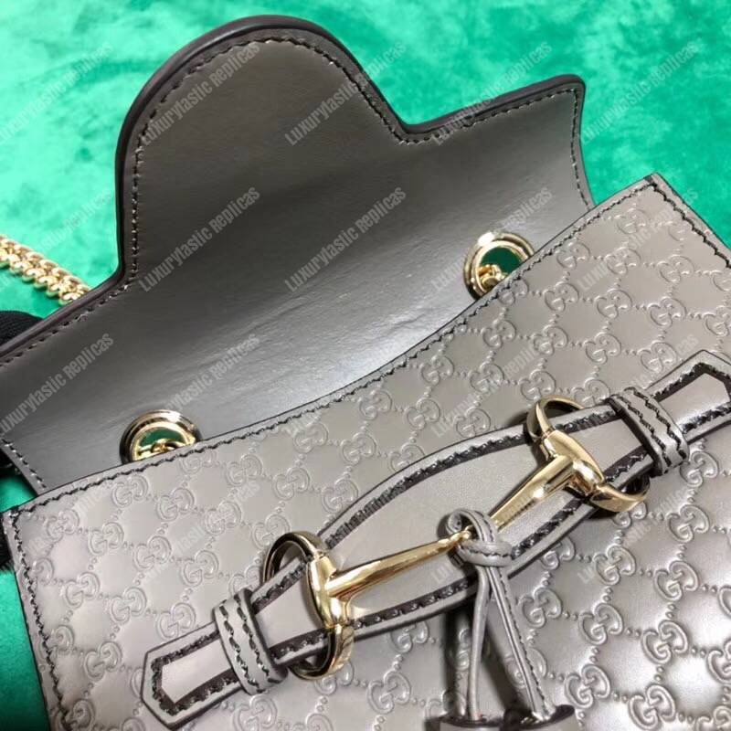 G*u*i emily mini micro G*u*issima bag grey