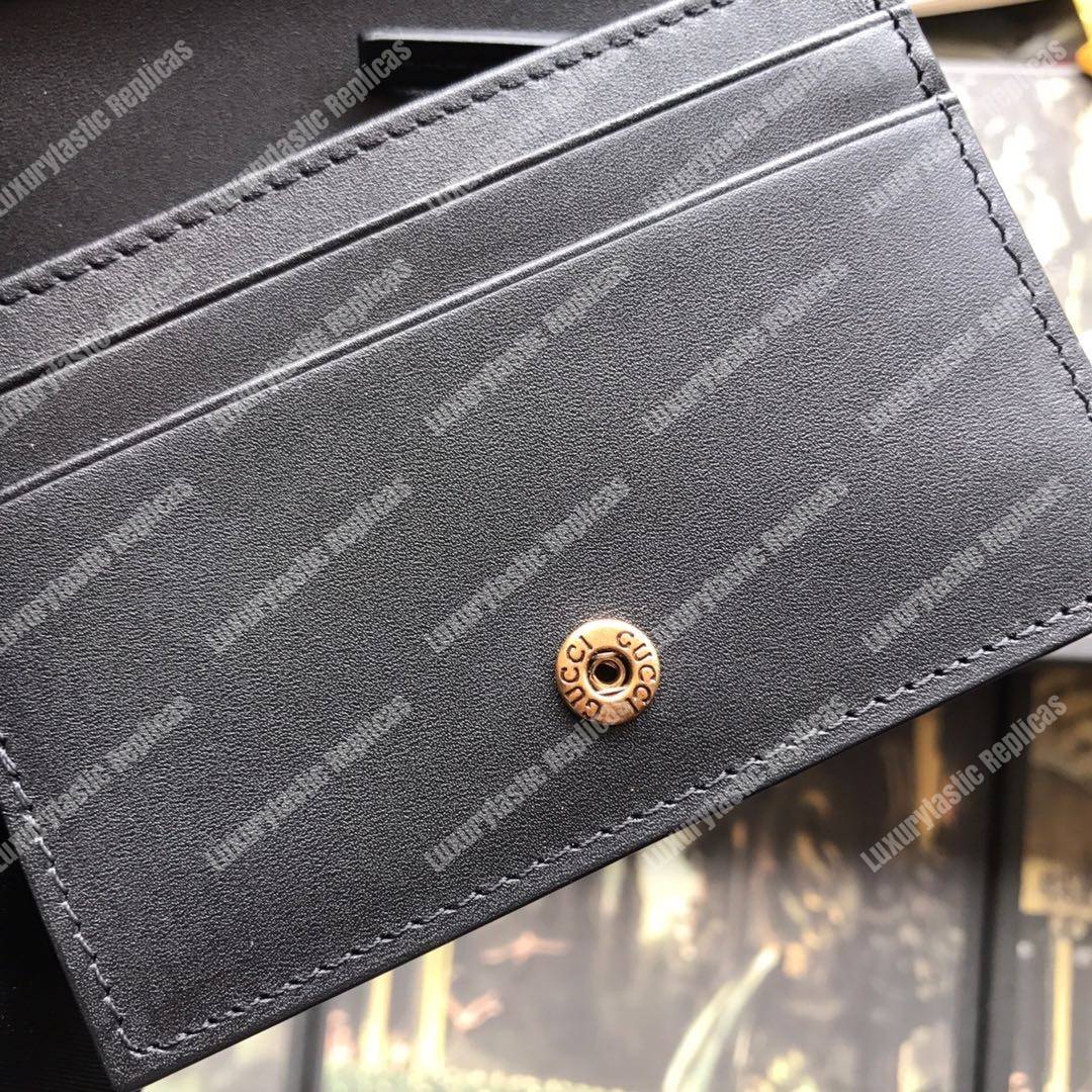 G*u*i coin wallet with la angels patch beige