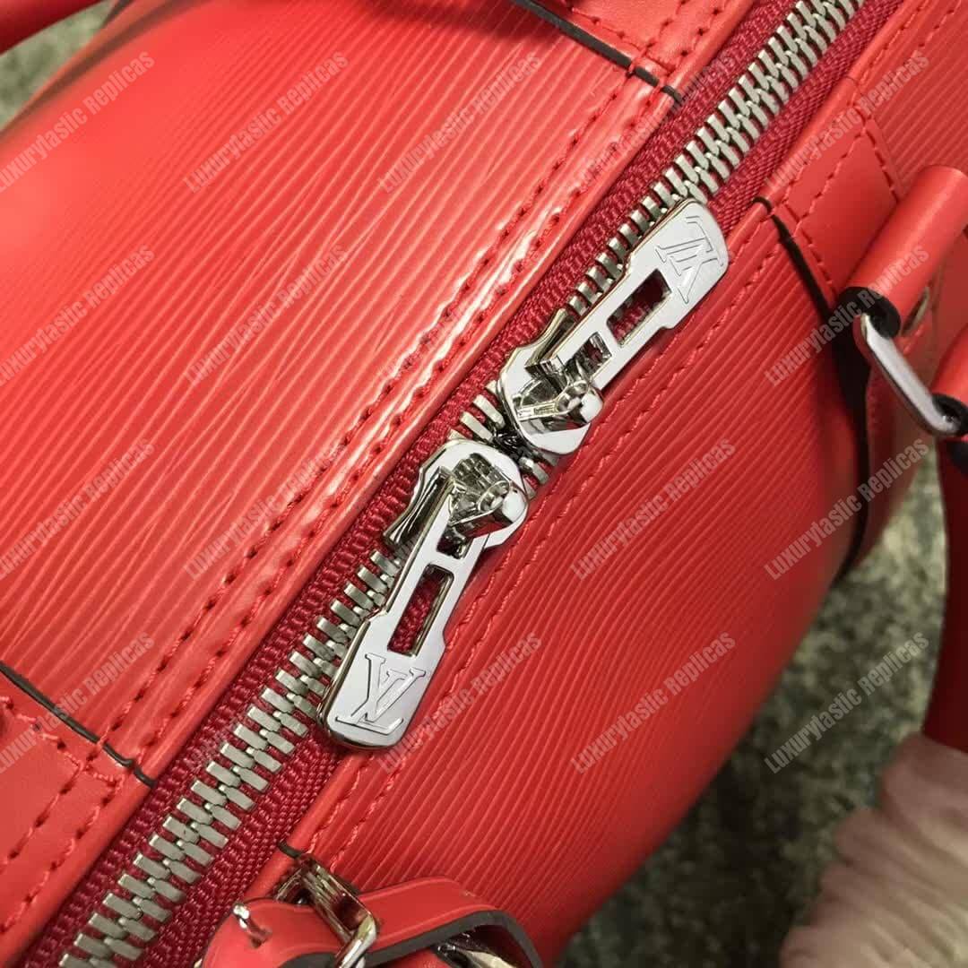 LV Keepall Bandouliere 45 Epi Leather Red