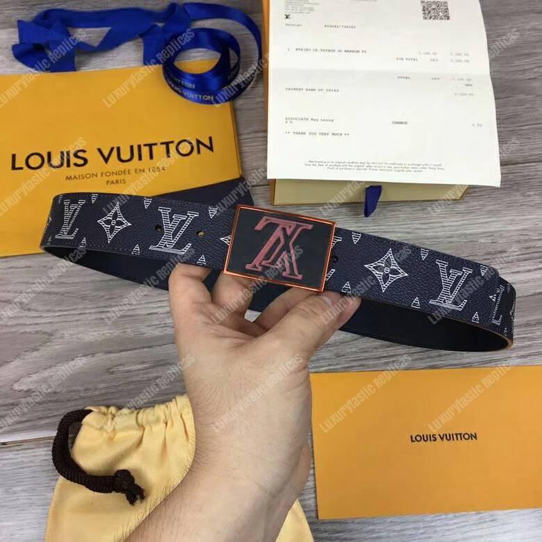 LV 35MM Metropole Monogram Upside Down Ink Belt