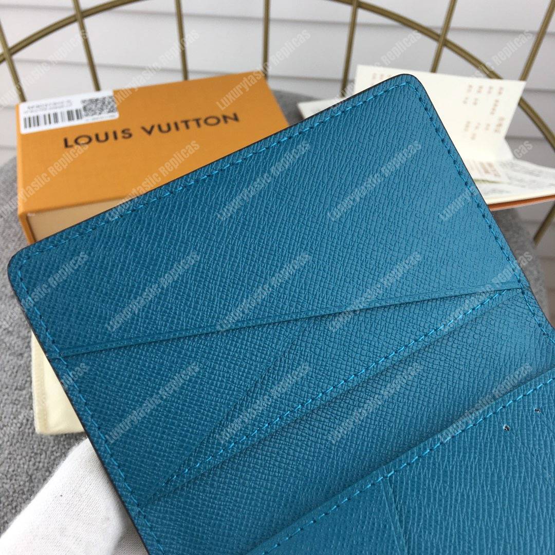 LV Pocket Organiser Taiga Monogram Vert