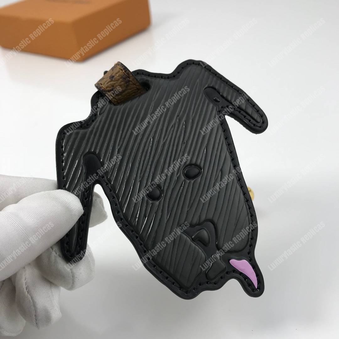LV Catogram Bag Charm and Key Holder Dog