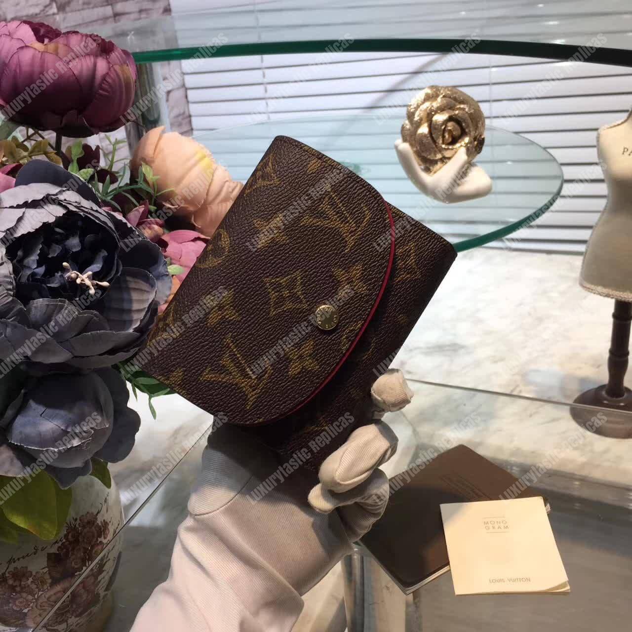 LV Ariane Wallet Monogram Fuchsia