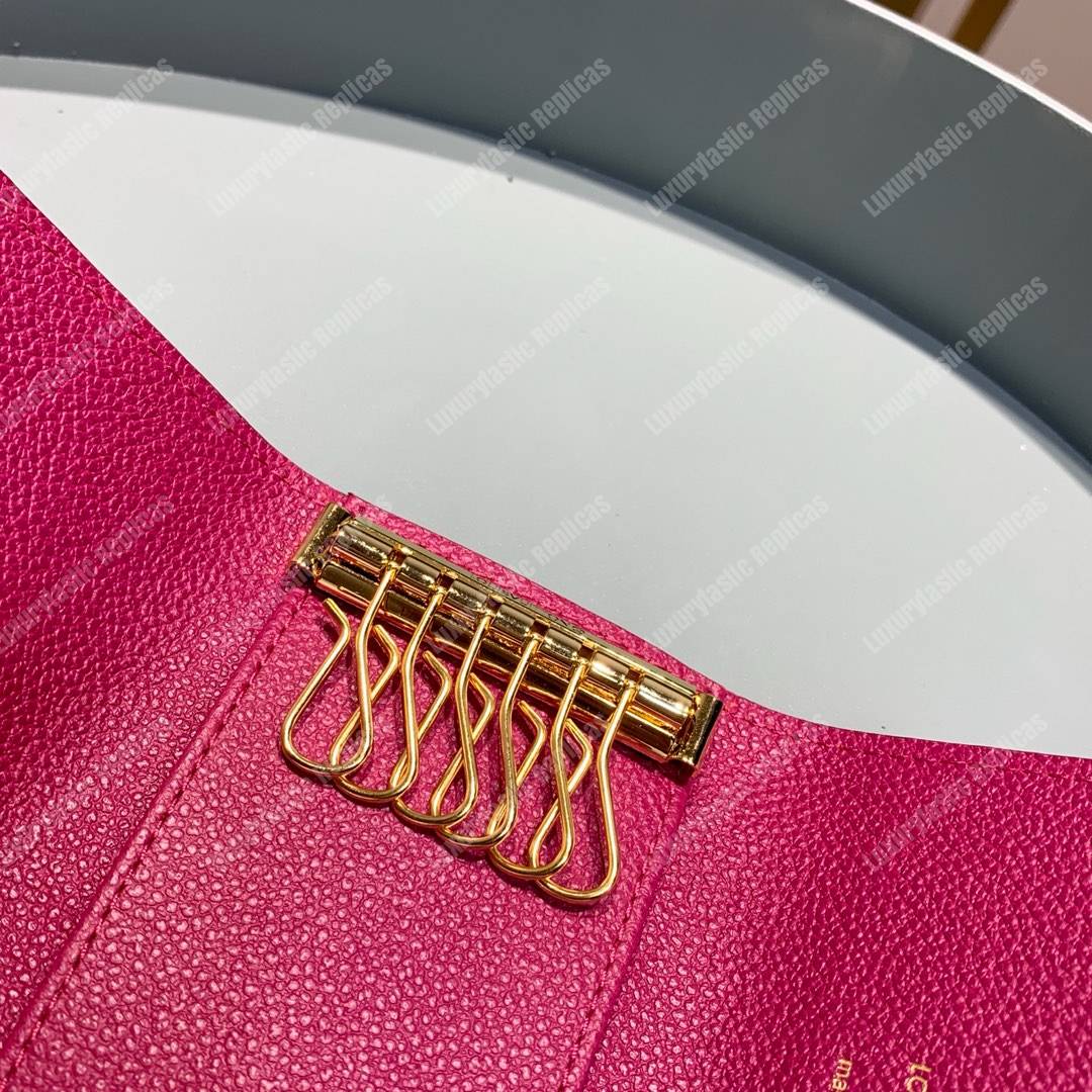 LV 6 KEY HOLDER Monogram Empreinte leather Fuchsia
