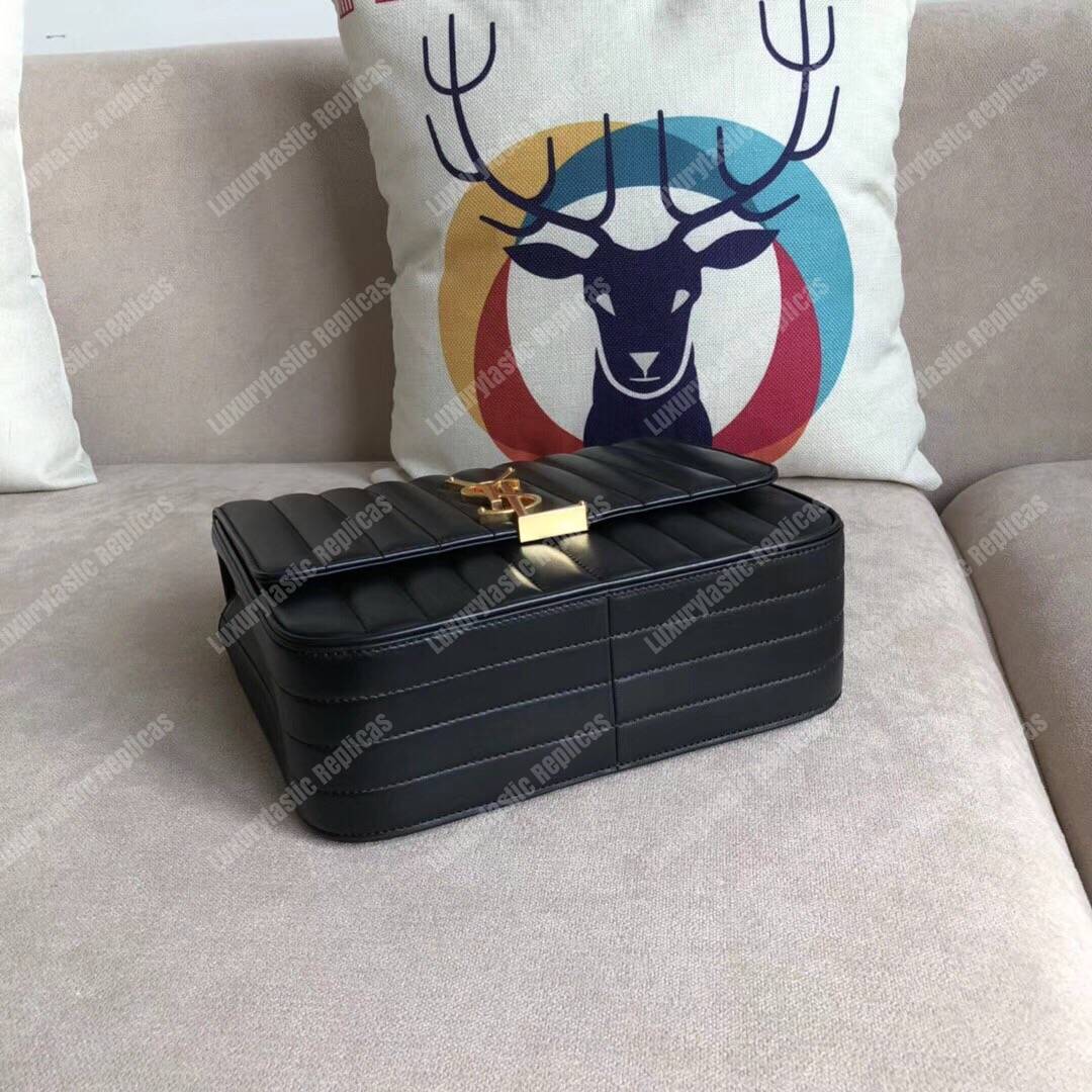 Saint Laurent Vicky Large Black