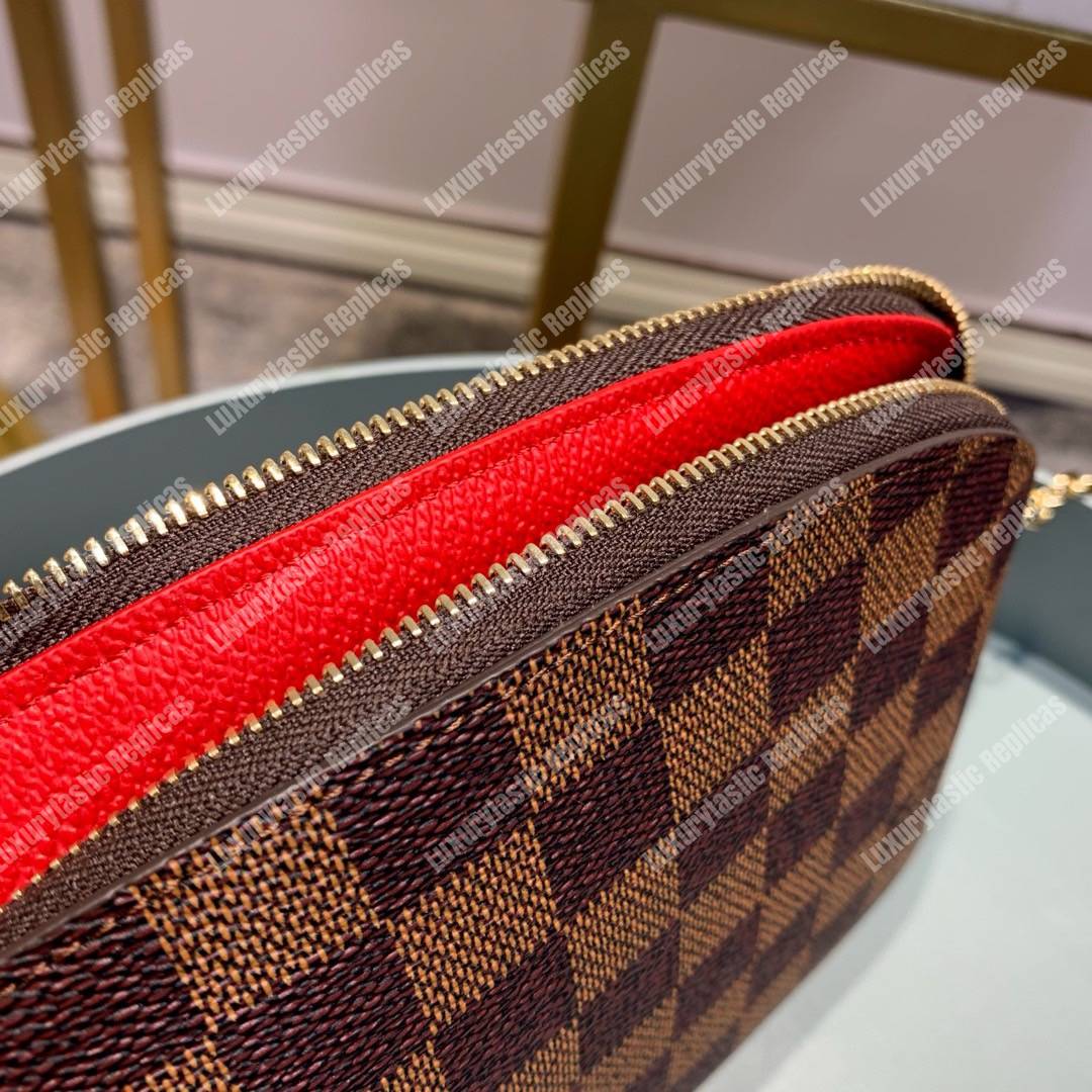 LV Cosmetic Pouch GM Damier Ebene Canvas