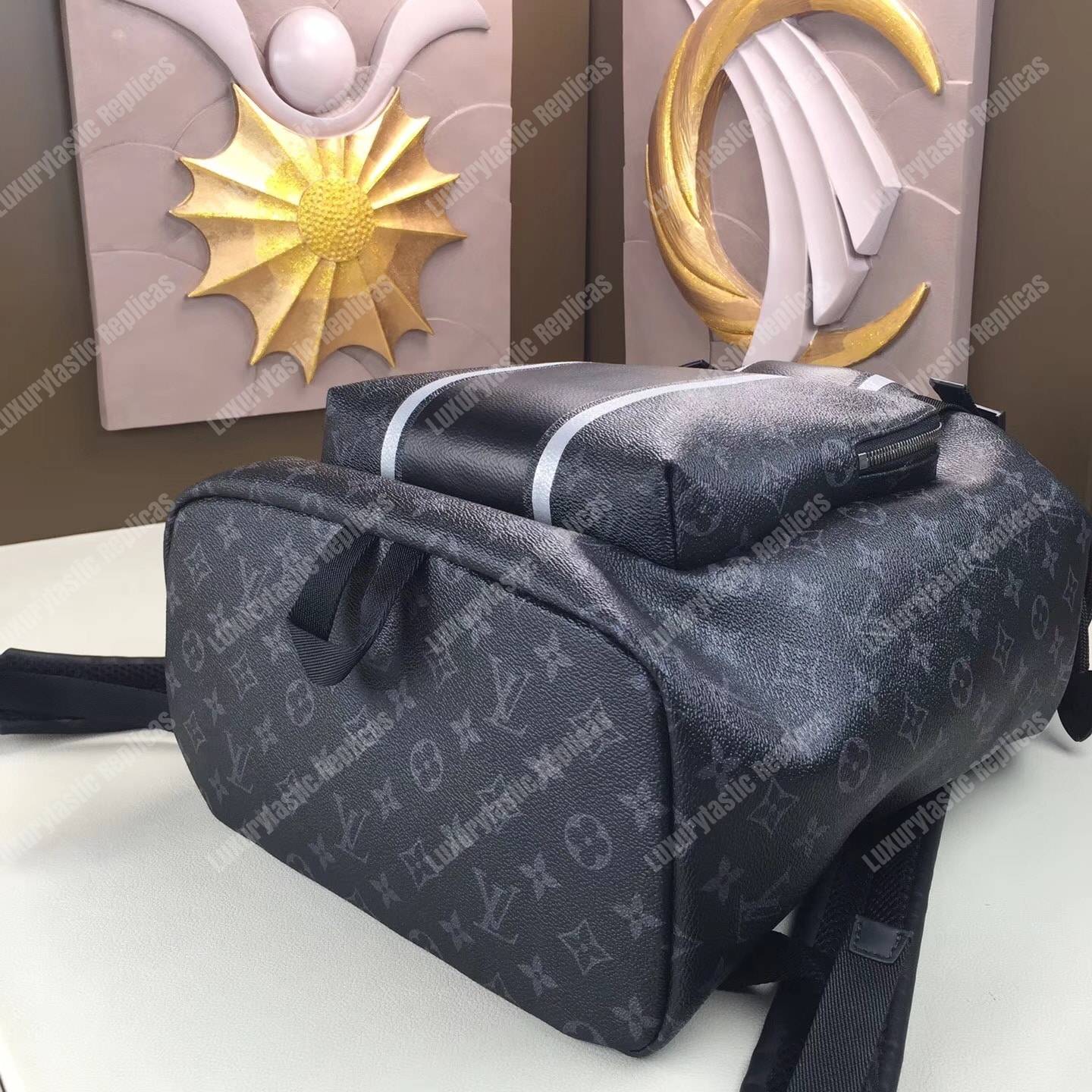 LV Zack Backpack Monogram Eclipse Canvas