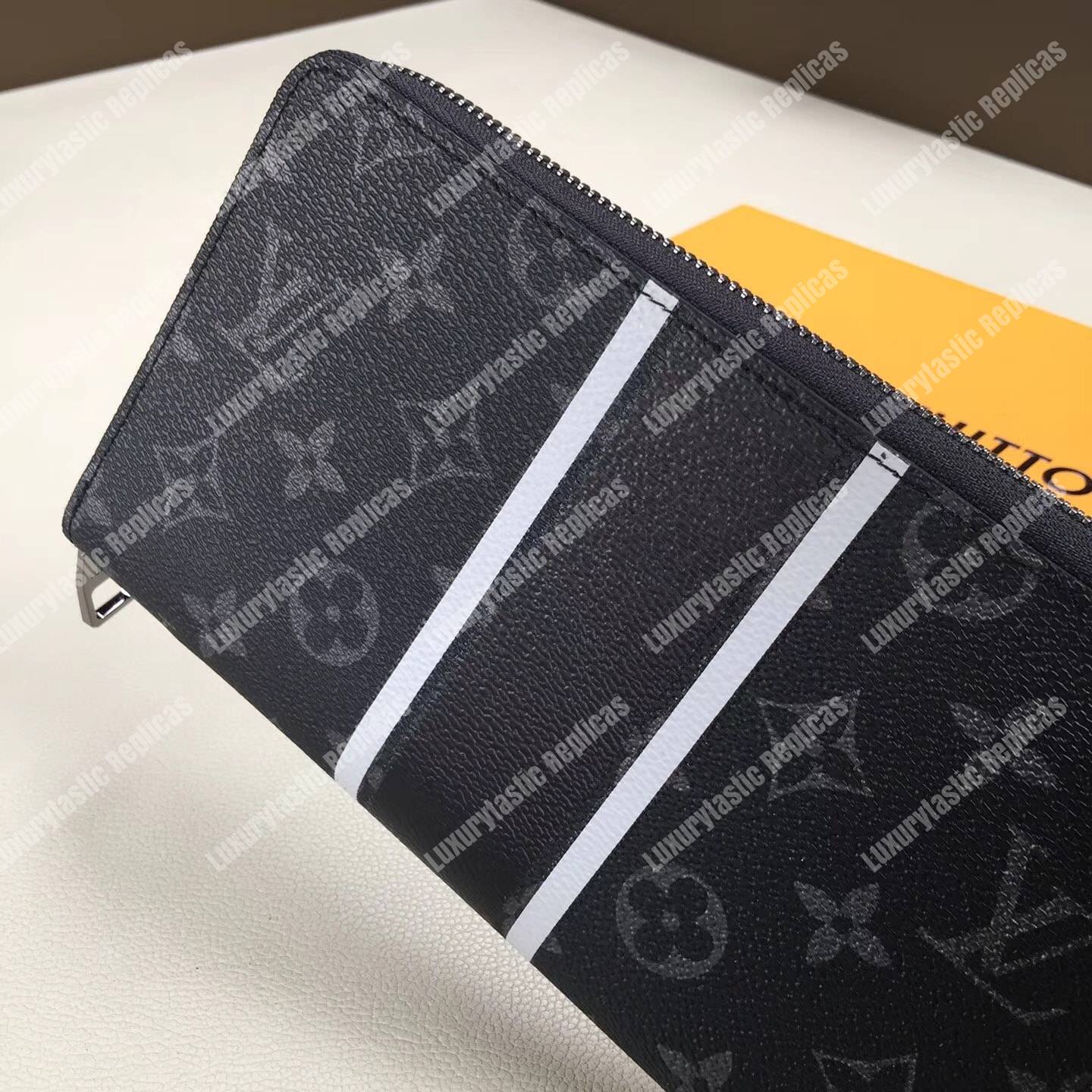 LV Zippy Organizer Monogram Eclipse Canvas