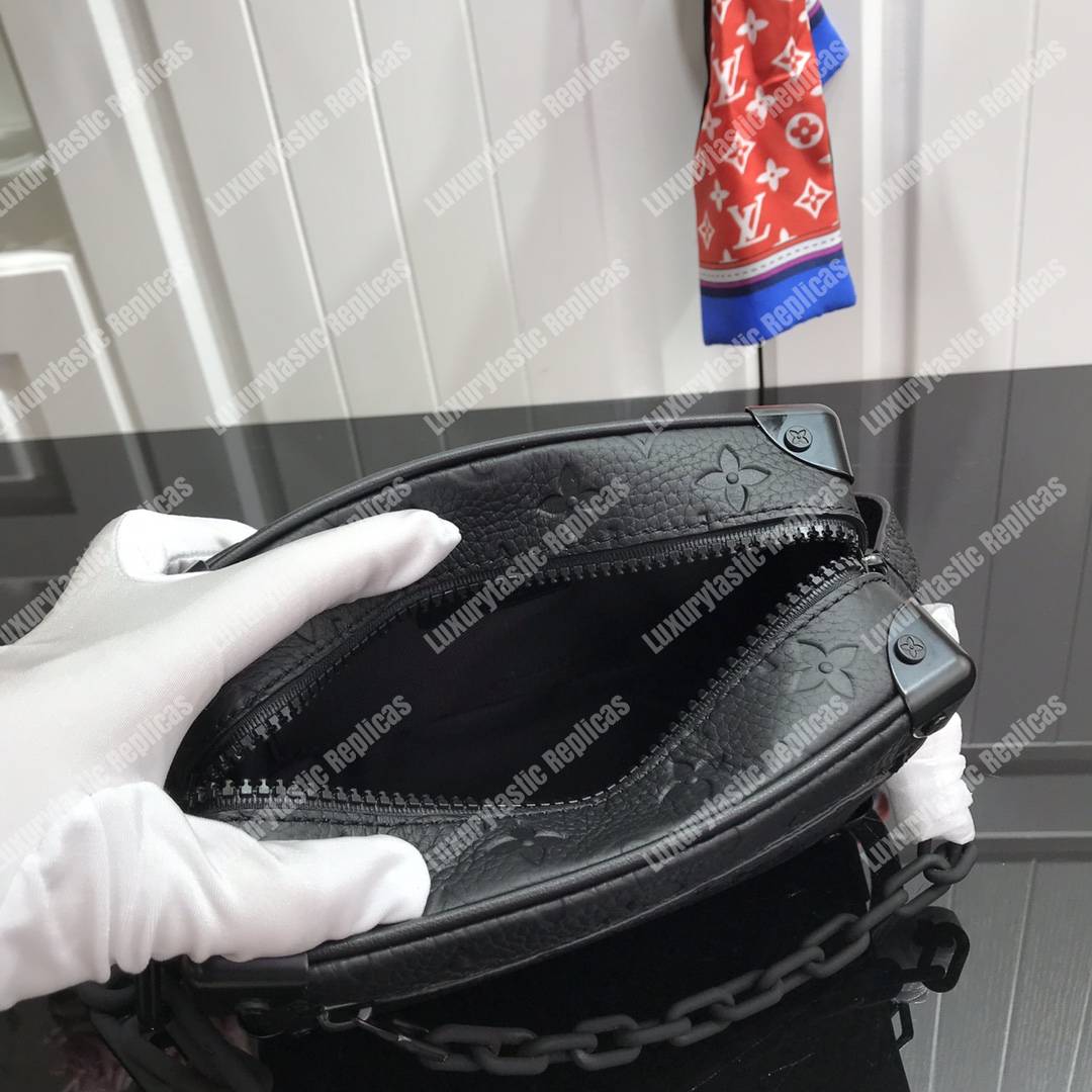 LV Mini Soft Trunk Taurillon Leather Black