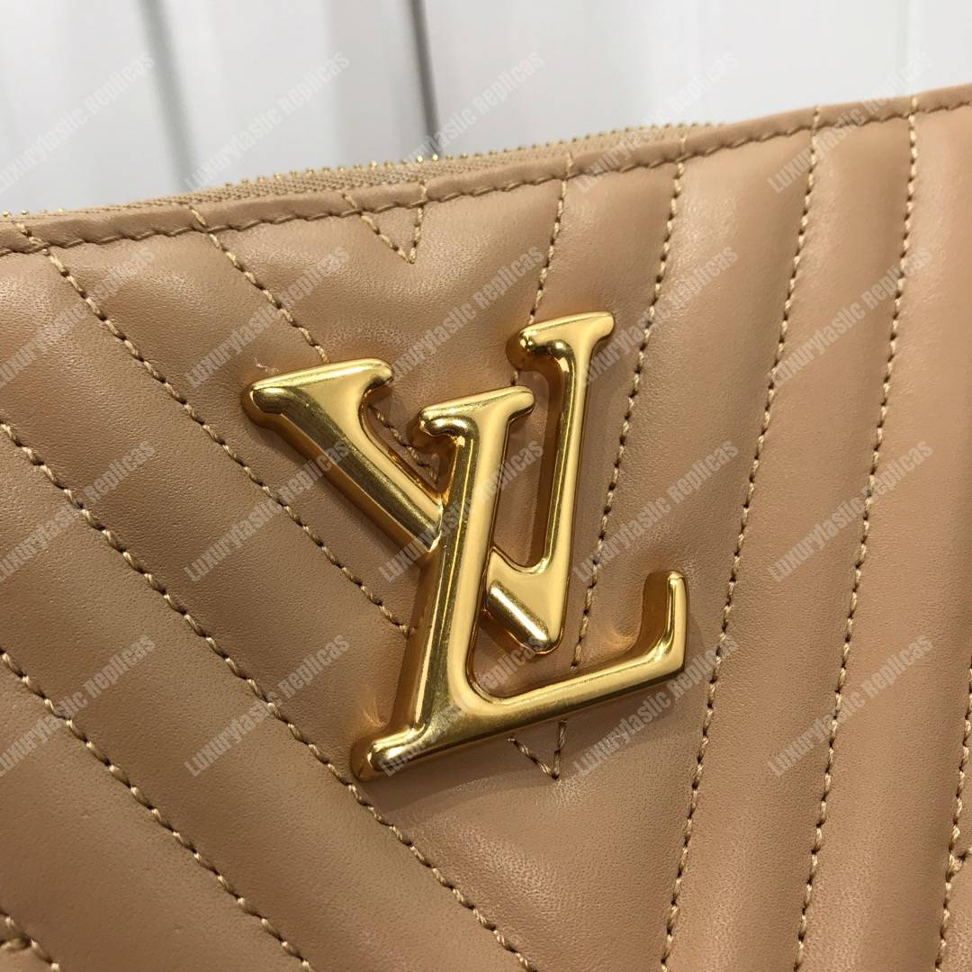 LV New Wave Zip Pochette Noisette Brown
