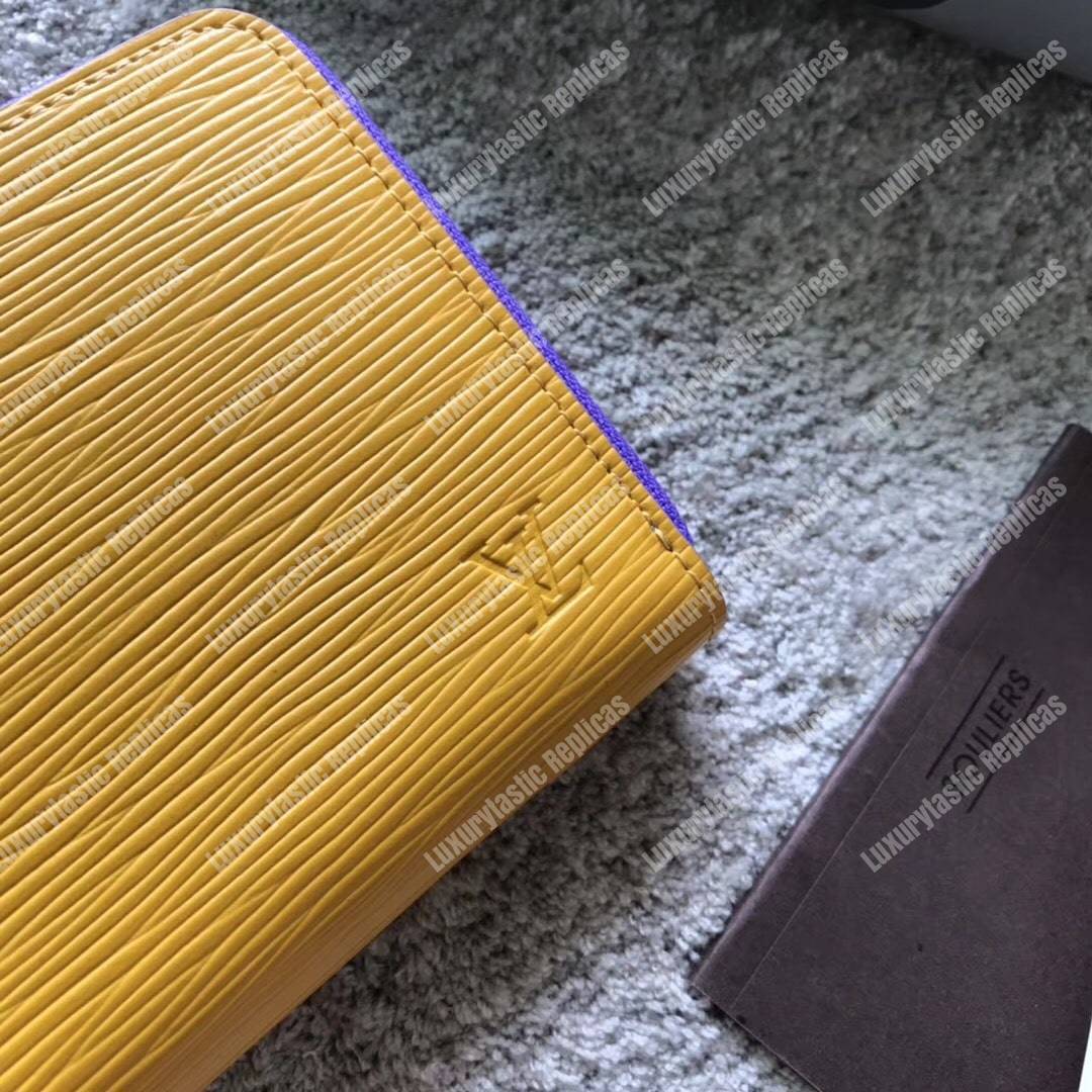 LV Zippy Wallet Epi Leather Citron