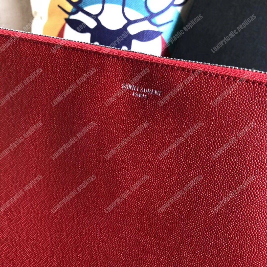 Saint Laurent Document Holder Red