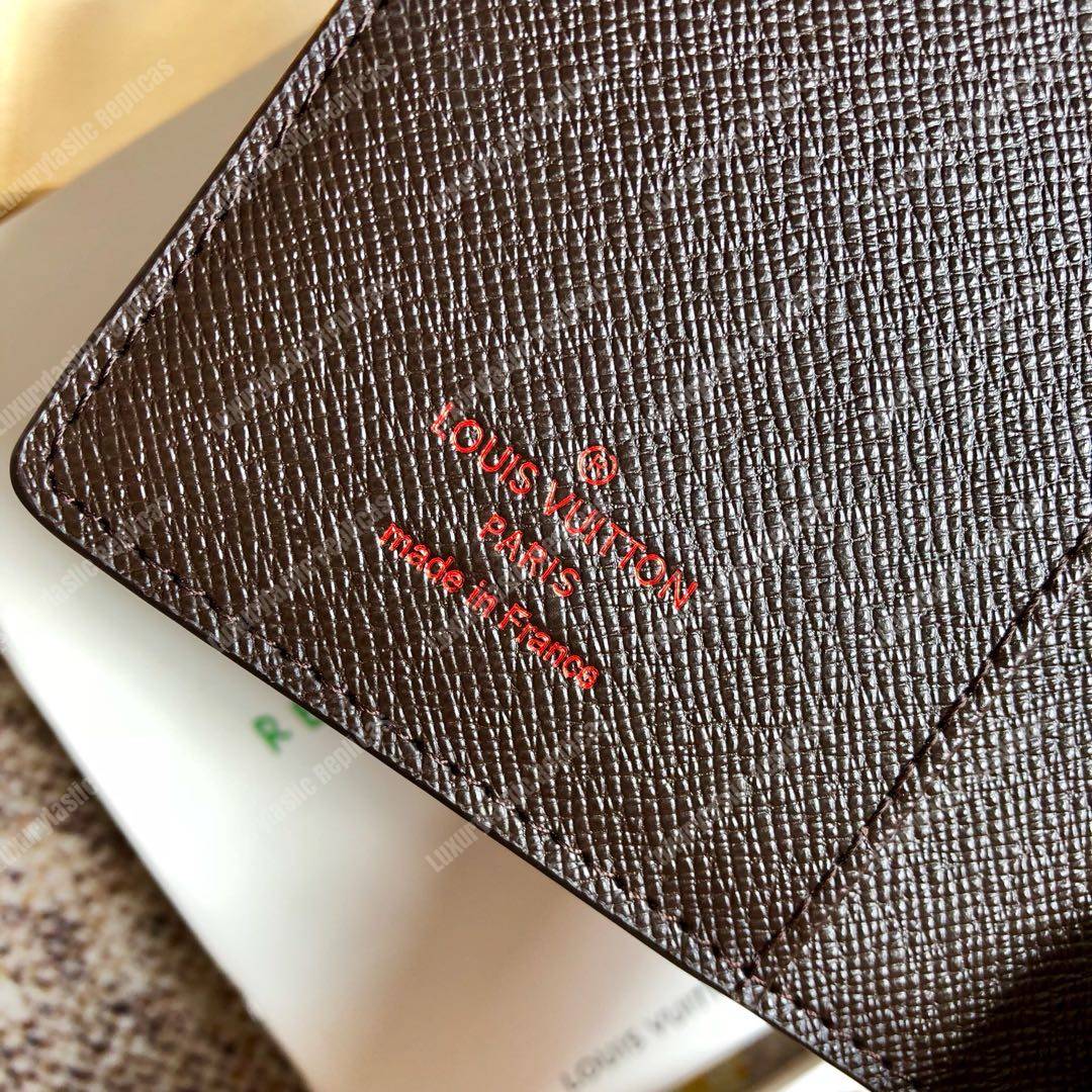 LV Small Ring Agenda Cover Damier Ebene