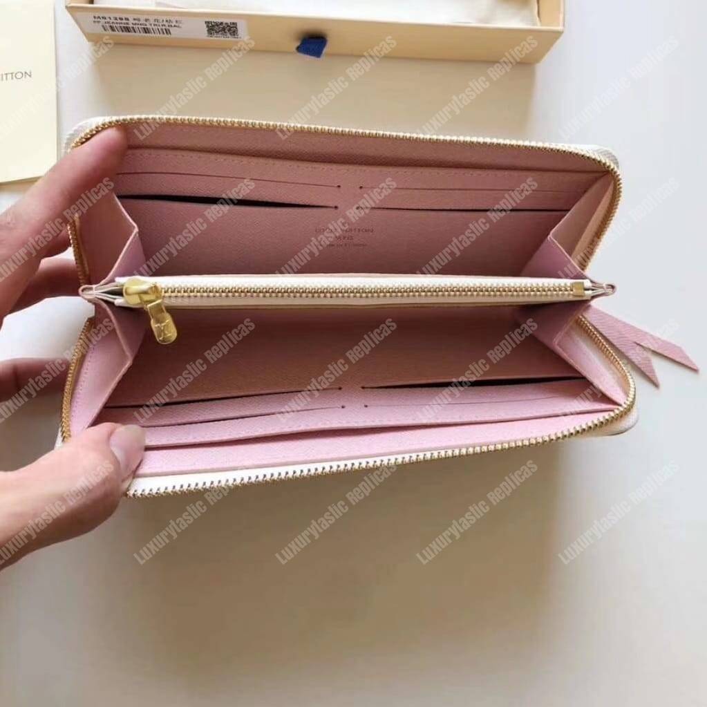 LV Zippy Wallet Damier Azur