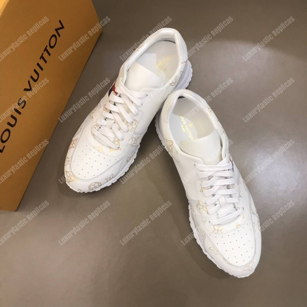LV Sneaker Run Away Monogram Gold
