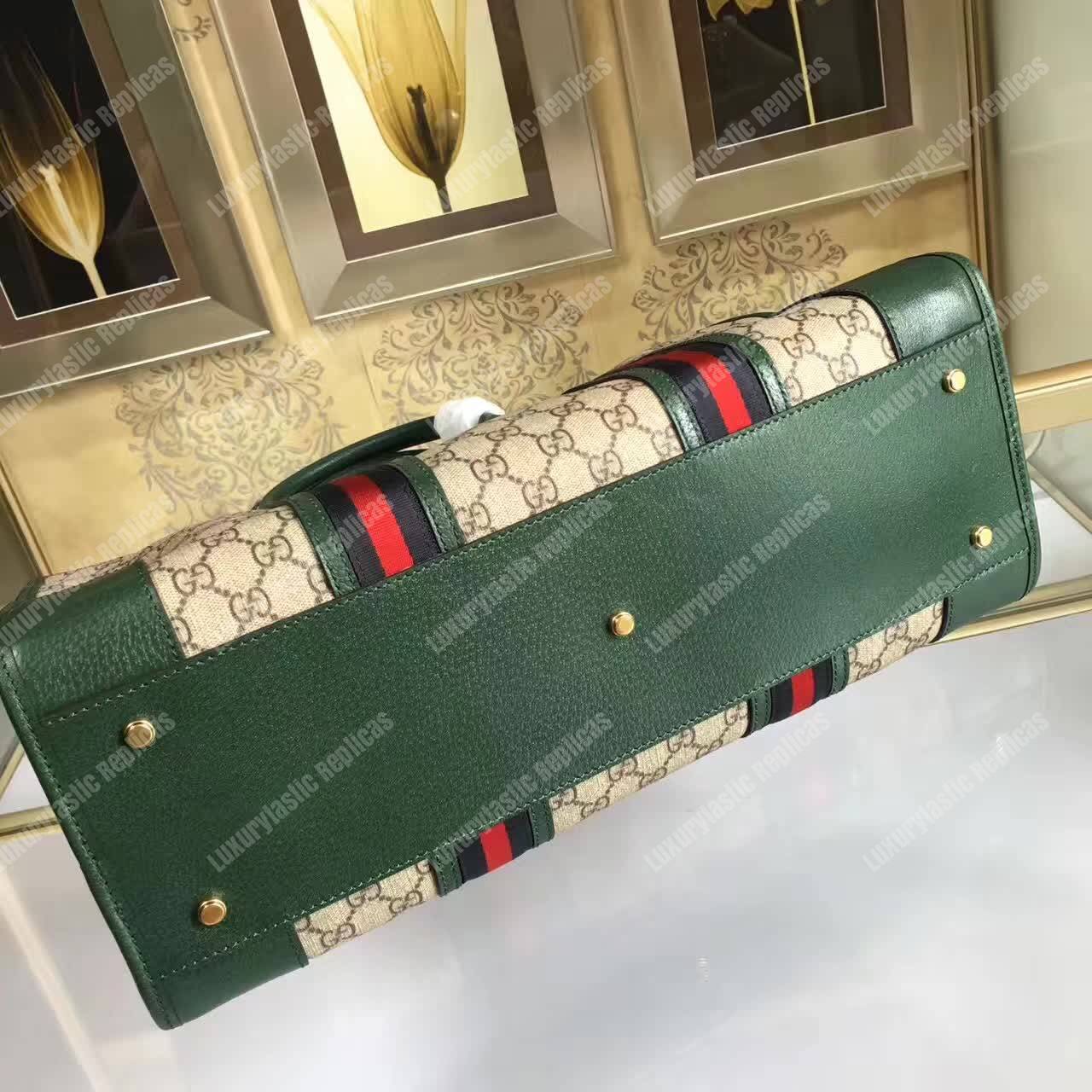 G*u*i soft gg sup*e duffle bag green